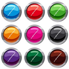 Japanese katana set 9 collection