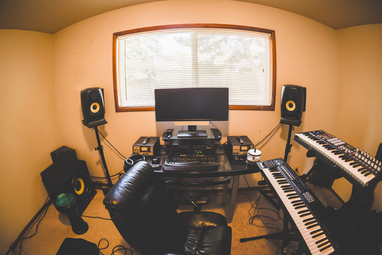 Inside a Modern Home Studio Room
