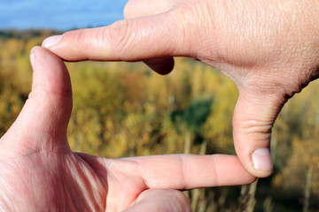 рамка из рук