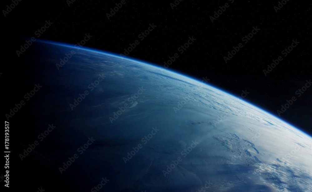 Leinwandbilder Planet Earth in space 3D rendering elements of this image furnished by NASA