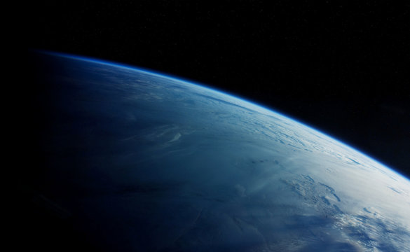 Fototapeta Planet Earth in space 3D rendering elements of this image furnished by NASA