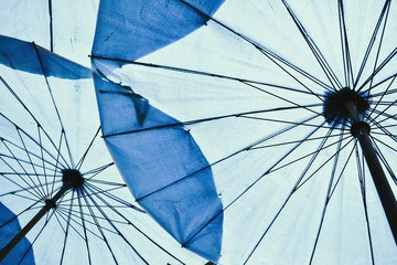 Hipster umbrella background © sawitreelyaon