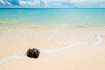 beautiful background - Andaman Sea and a piece of beach on Poda Island, Thailand