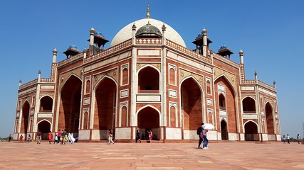 First floor view of "Humayun's tomb", New delhi India