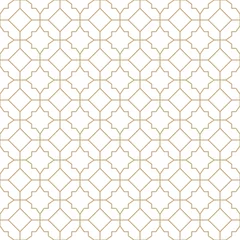 Foto op Plexiglas Art deco Arabisch geometrisch abstract decokunstpatroon