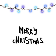 Christmas tree string garland 