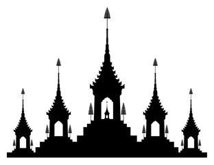 Fototapeta premium The royal funeral pyre