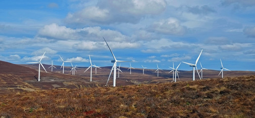 Widfarm in the Scottish Highlands