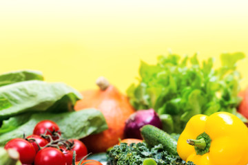 Mixed vegetables frame