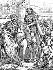 Fototapeta premium The Triumph Of Mordecai.