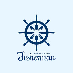 Seafood Restaurant Vector Logo Template