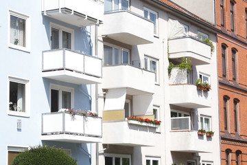 Moderne Wohngebäude, Reihenhäuser