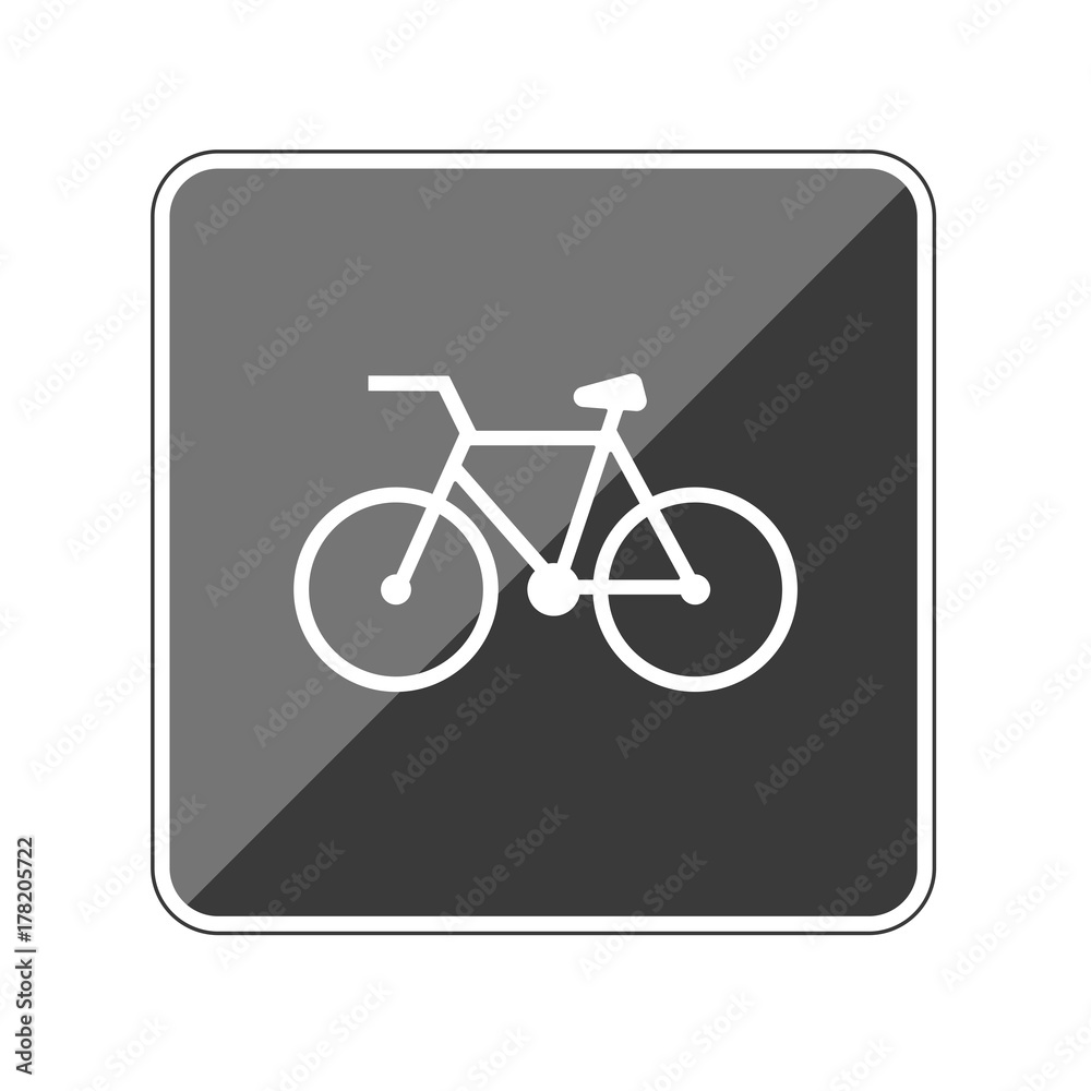 Sticker Fahrrad - Reflektierender App Button