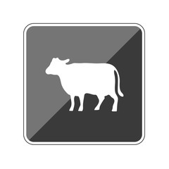 Kuh - Reflektierender App Button