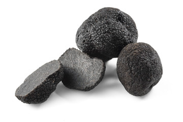 black truffle isolated