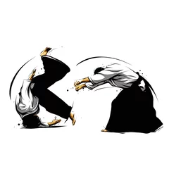 Foto op Plexiglas aikido action 2 © quicklinestudio