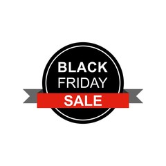 black friday sale banner vector illustration. editable. flat color.