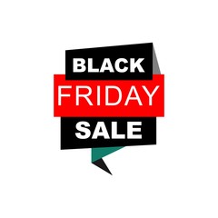 black friday sale banner vector illustration. editable. flat color.