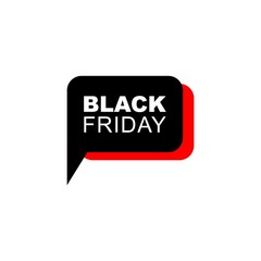 black friday sale banner vector illustration. editable. flat color.