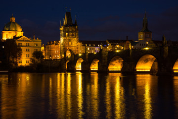 Obraz na płótnie Canvas Night Prague