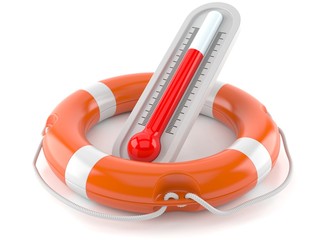 Life buoy with thermometer © Talaj