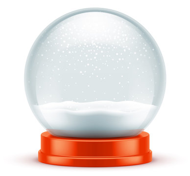 Boule &agrave; neige vectorielle 2