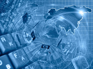 Globe and color mans