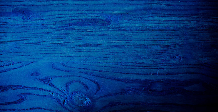 blue wood background. abstract dark blue color background. old wood