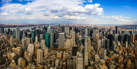 New York city from above