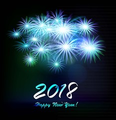 Postcard Happy New Year 2018