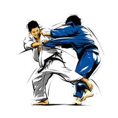 Foto op Plexiglas judo action 3 © quicklinestudio