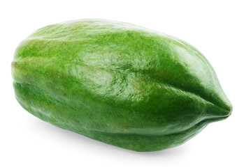 Papaya isolated on white backgroound.
