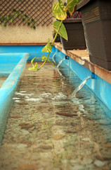 Fountain of adornment in square