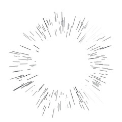 Obraz premium Sun burst, star burst sunshine. Radiating from the center of thin beams, lines. Design element for logo, signs. Dynamic style.