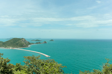 Naklejka premium island in the sea chonburi Thanland