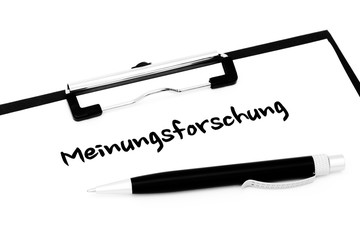 Meinungsforschung