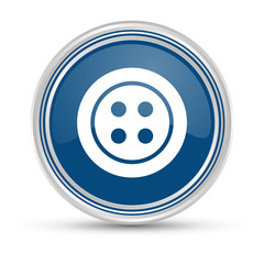 Blauer Button - Knopf