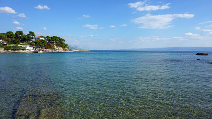 Fototapeta premium beach promenade in split in croatia