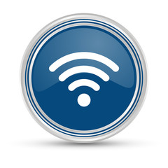 Blauer Button - WLAN