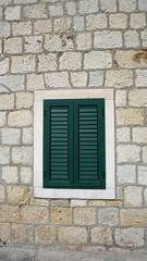 Fototapeta na wymiar close up from old window in croatia