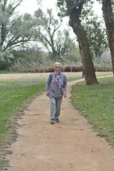 woman walking on outdoors