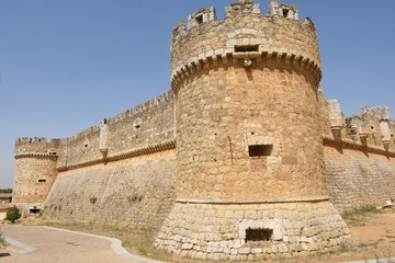 Fototapeta na wymiar Castle of Grajal de Campos, Leon province, Castilla and Lean, Spain