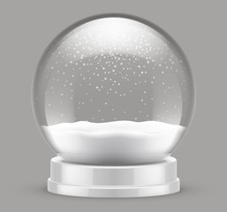 Fototapeta premium Boule à neige vectorielle 6