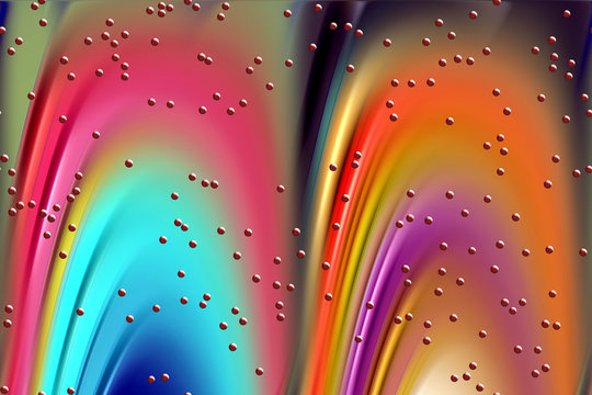 Bubbles and colorful abstract background and design