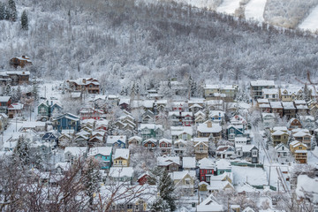 Park City in the Snow