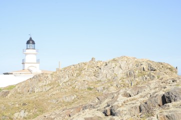 Lighthouse  in Cap de Creus, Girona, Spain