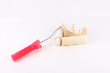 kleine Malerrolle mit Ersatzrollen