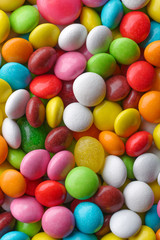 Fototapeta na wymiar Multicolored round candies