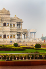 Naklejka premium Hindu temple Prem Mandir in Vrindavan.