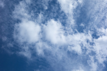 blue sky with cloud